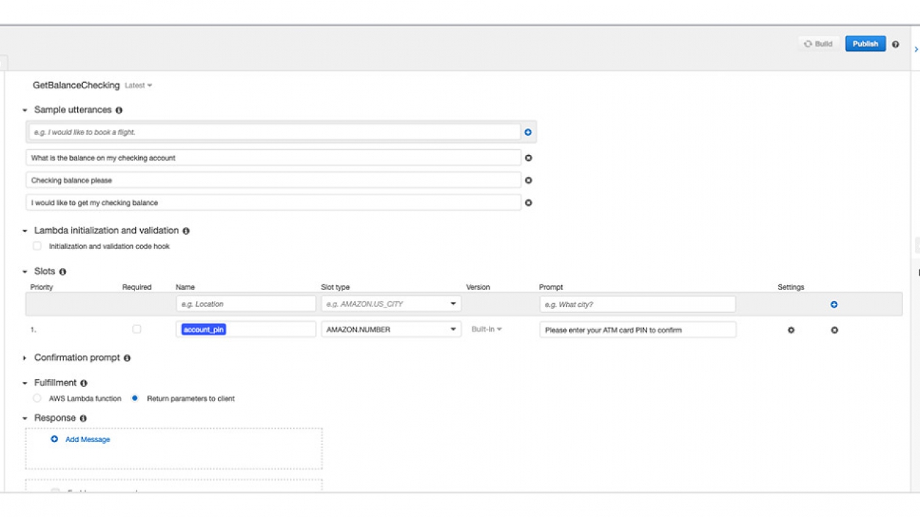 Announcing the express testing capability in Amazon Lex