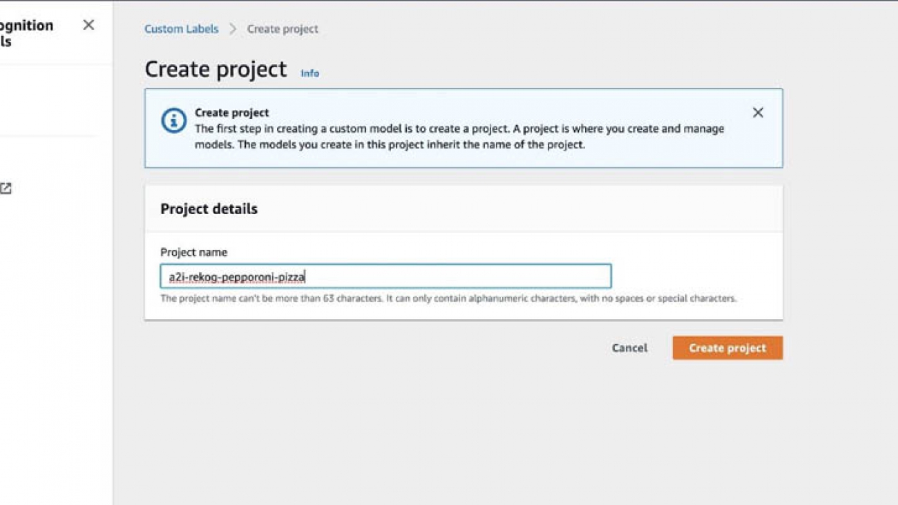 Using Amazon Rekognition Custom Labels and Amazon A2I for detecting pizza slices and augmenting predictions