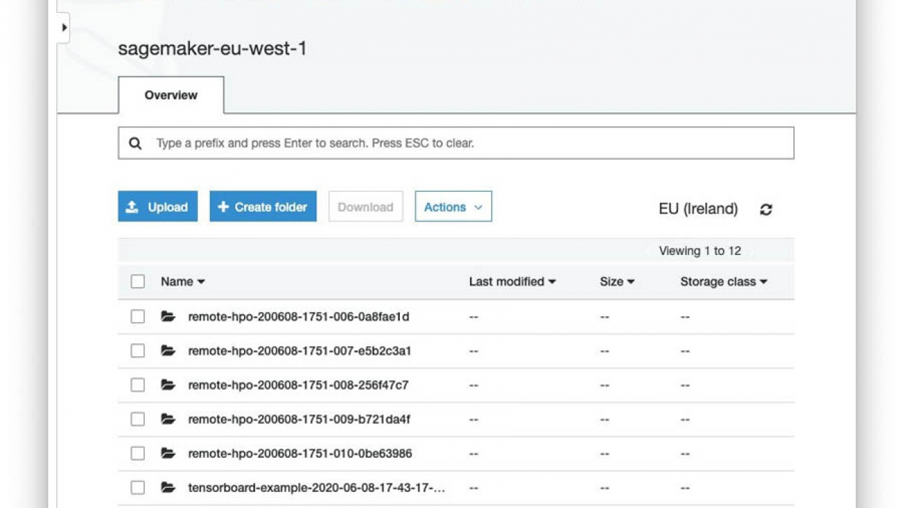 Visualizing TensorFlow training jobs with TensorBoard