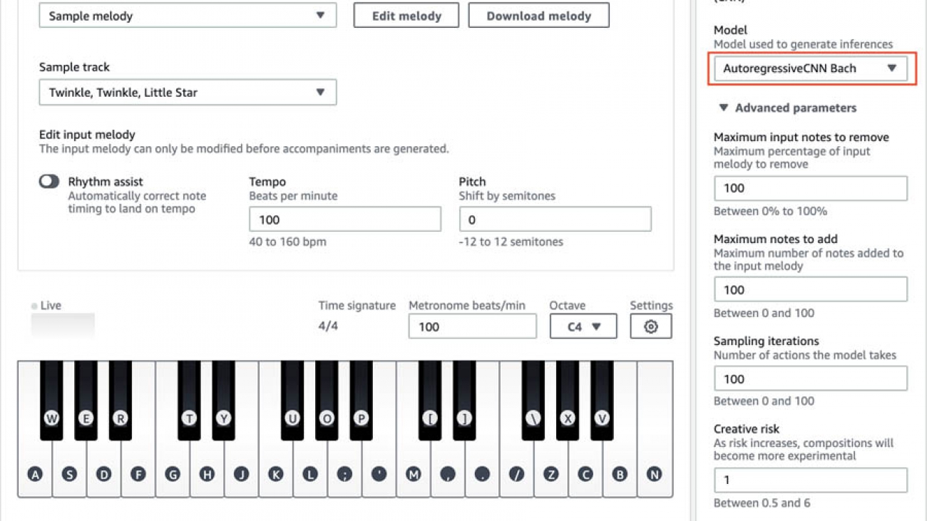 Halloween-themed AWS DeepComposer Chartbusters Challenge: Track or Treat