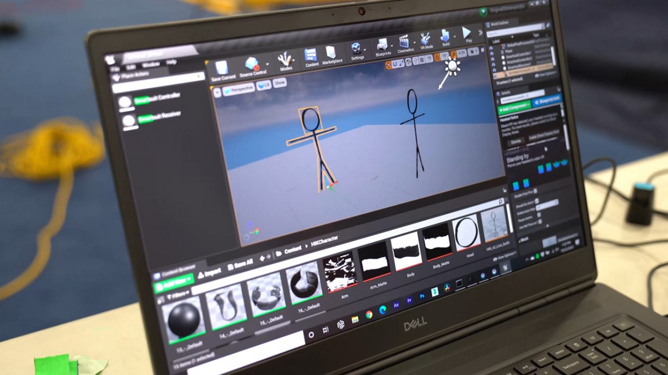 Chalk and Awe: Studio Crafts Creative Battle Between Stick Figures with Real-Time Rendering