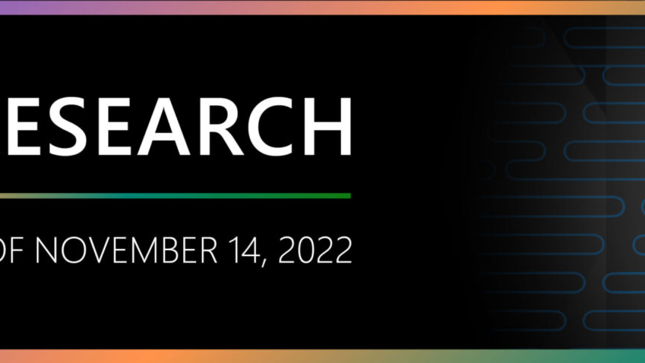 Research Focus: Week of November 17, 2022