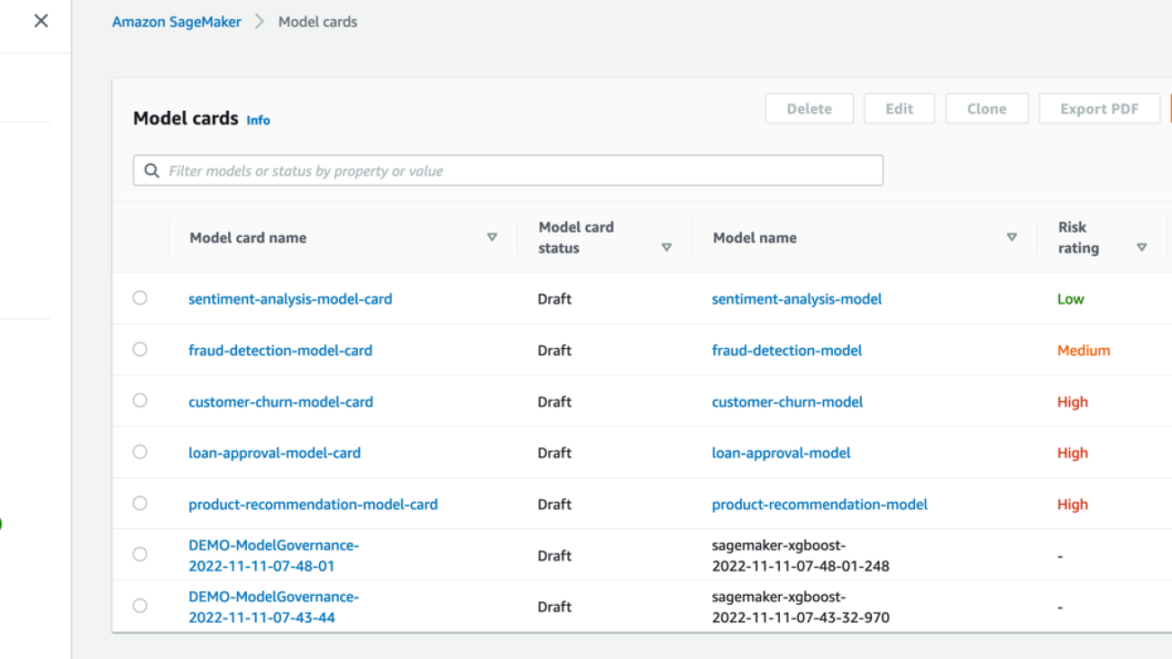 Improve governance of your machine learning models with Amazon SageMaker