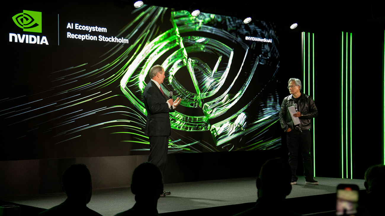 NVIDIA CEO Ignites AI Conversation in Stockholm