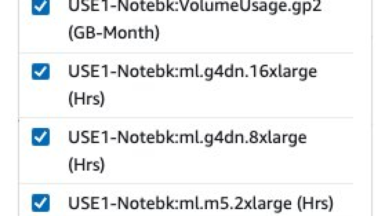 Analyze Amazon SageMaker spend and determine cost optimization opportunities based on usage, Part 2: SageMaker notebooks and Studio