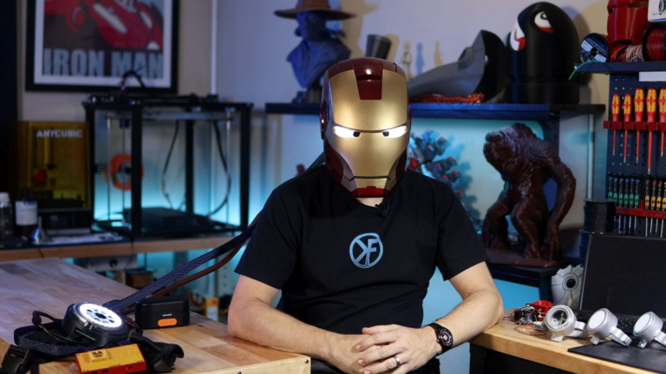 Meet the Maker: Software Developer Builds Fully Functional Superhero Helmet