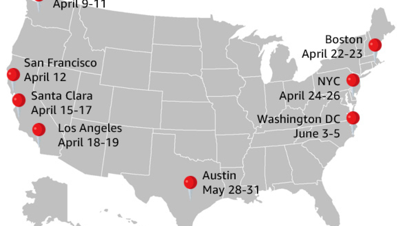 Generative AI roadshow in North America with AWS and Hugging Face