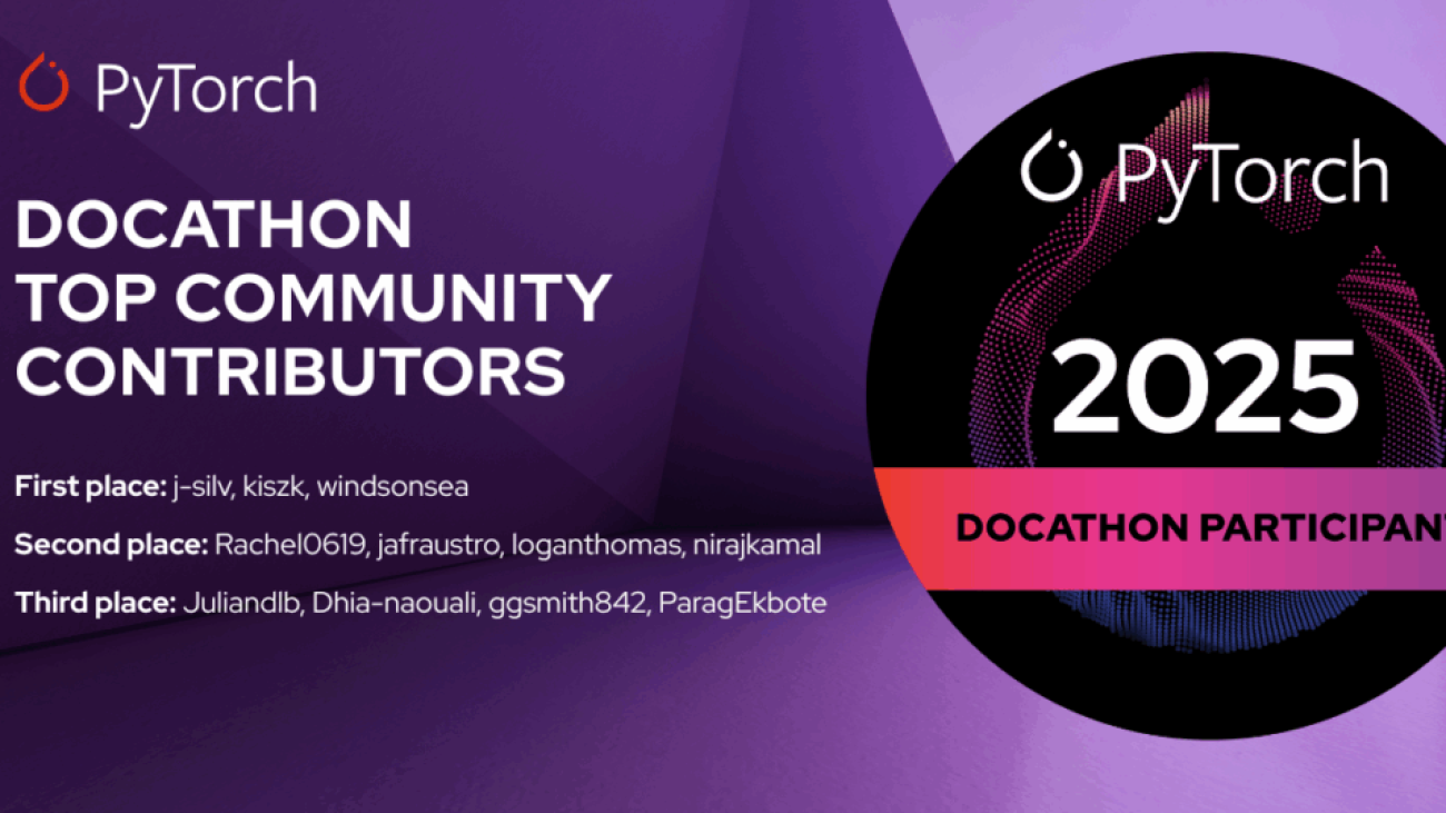 PyTorch Docathon 2025: Wrap Up